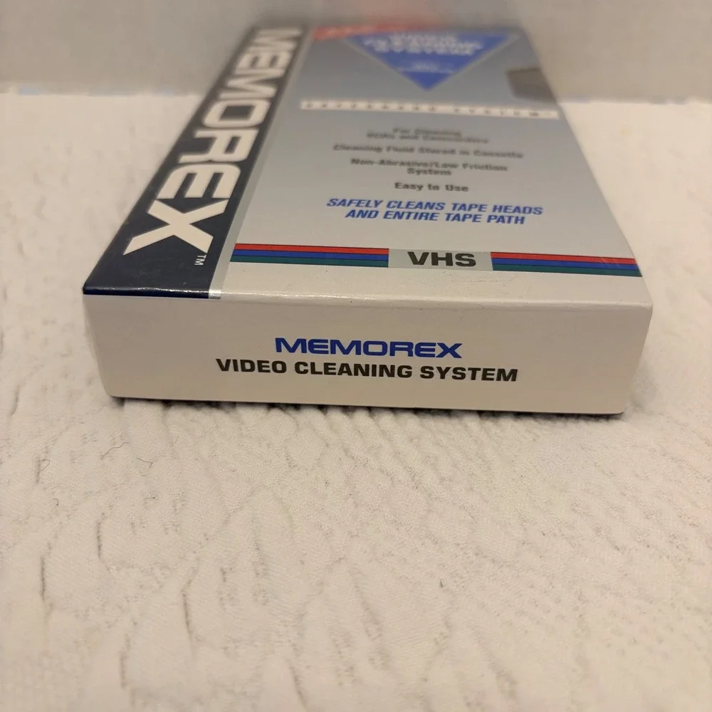 Memorex VHS Video Head Cleaner Wet Process Cleaning System VCR Camcorder Sealed